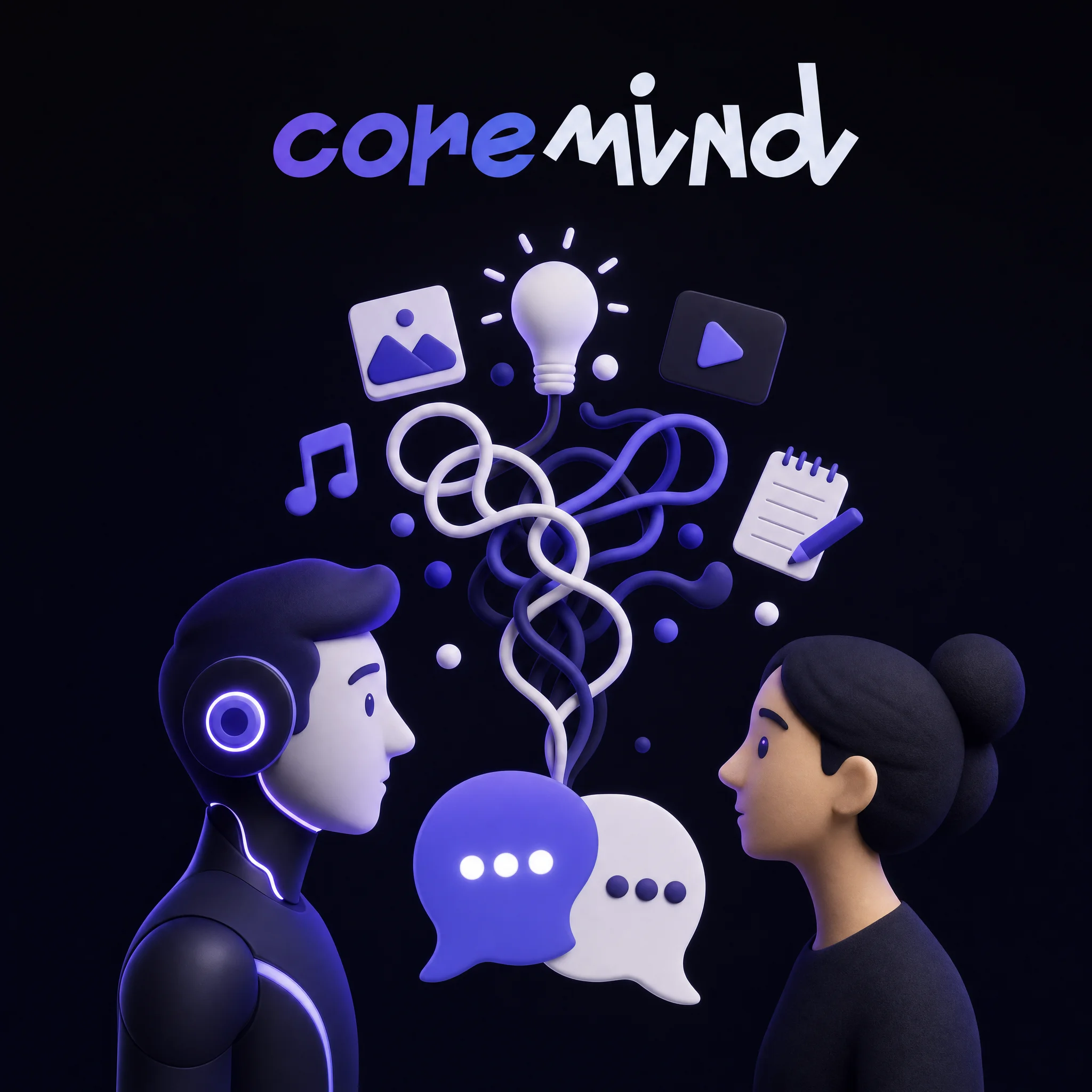В CoreMind появился «Чат» — диалог с ИИ прямо в студии
